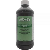 Geri-Care 미네랄 보충제제 철분 220mg 강도 액체 473.2ml Q701-16-GCP - 판매: 1팩