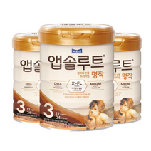 앱솔루트 엄마가 만든 프리미엄 명작 분유 3단계, 3개, 800g