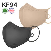 네퓨어 KF94 새부리형 아토 데일리 마스크 60매 국산 황사 미세먼지 끈조절 마스크, 네퓨어 KF94 아토 연한황색 30매+진한회색 30매