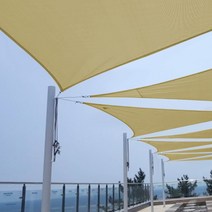 21세기트랜드 릴렉스 라이프 타프, 라인A 메쉬(샌드)-삼각 5X5X5M, 1개