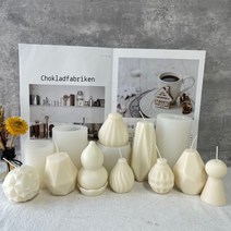 배 모양 향초 실리콘 고무 금형 기하 다각형 마름모 모양 구 양초 모형 수정 방울 고무 모형, 기하 화병