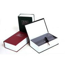 수납장18*11.5*5.5cm 안전 상자 보안 비밀 은닉 열쇠 잠금 숨겨진 현금 돈 숨기기 보관함 작은 동전 금고, 노란색
