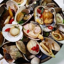 제철 모듬 조개 세트 3.4kg 이상 다양한 모듬조개 조개구이 조개찜 조개탕, 일반배송