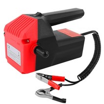 미션오일 자가오일교환기 오일교환펌프 엔진오일 car electric oil extractor transfer pump 12v 24v mini fuel engine oil for, 빨간색