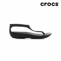 [크록스] 여성 세레나 플립 / 205468-060 블랙 / Crocs Serena Fli