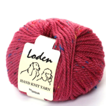 삼남뜨개실 로덴실 5+1 울실 겨울실 땡땡이실 의류실 겨울실 목도리실, 로덴 50g 5016 체리 핑크