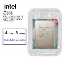 cpu 인텔 코어 i3 13100F CPU 프로세서 34 GHz 4 8 스레드 65W LGA 1700, 한개옵션0