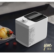 Yim야미 사전 냉각 필요 없음 미니 아이스크림 기계 요구르트 기계, 한국 규칙, 흰색