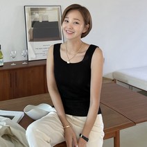 [조아맘] 리던트 스퀘어넥 나시 JT07330