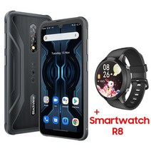 기기 이동 blackview a55 pro 스마트폰 android 11 6 528 hd 디스플레이 휴대폰 64gb helio p22 octa core 13mp 카메라 3 카드, 루 버전, 블랙 키트 2