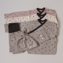 봄 베이비 신생아 댕댕이 배넷저고리세트 1-3개월 출산선물 아기선물