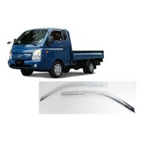 대성부품 포터2 썬바이져 1톤 썬바이저 크롬 빗물받이 문짝 바이져 도어 경동산업 크롭 1대분 운전석 조수석 포터 신형 용달 현대트럭 고급