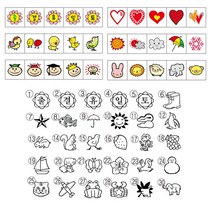 한국특수 NEW출석도장5개세트 PVC 출결세트 6종中택1, PVC5개세트(5)날씨