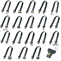 FPC 리본 플랫 HDMI 호환 케이블 D5 FPV HD 90 도 왼쪽 오른쪽 어댑터 20 핀 피치 멀티콥터 항공 사진, 20 A3-A4_08 20cm