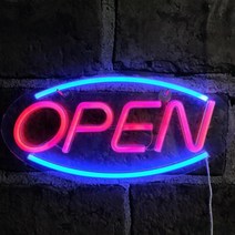 나래바 미니전광판 LED네온사인 간판 무드등 파티조명, 2걸이식네온사인-러브
