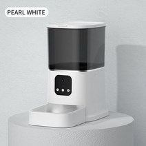 애완동물 자동급식기 카메라 피더 자동 애완 동물 스마트 음성 레코더 앱 제어 타이머 와이파이 그릇과 고양이 개밥 디스펜서, 없음, White+Camera