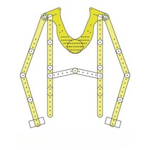 촬영용 투명 옷걸이 쇼핑몰 누끼옷걸이 의류사진 프레임