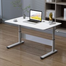 모션데스크 높이조절책상 컴퓨터 높낮이조절 수동 스탠딩 책상 가정용 사무용, 화이트보드/높이(60-86)