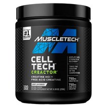 몬스터밀크 제로카브 크레아틴 MuscleTech 퍼포먼스 시리즈 CREACTOR HCI 무맛 235g830oz