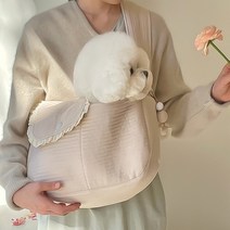 루나글램 강아지 고양이 슬링백 이동가방 크로스백 소형 중형 반려견 이동장 포대기, 01번디자인 블루 M, 01번디자인 블루 M
