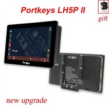 Portkeys-LH5P II 5.5 인치 2200NIT 풀 HD 4K 터치스크린 모니터 블루투스 모듈 휴대용 rec key sony pansonic, For Panasonic, LH5P II + 970베터리 및 충전기