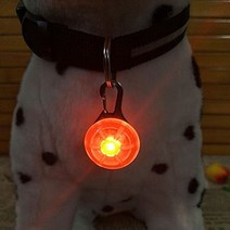 애완용 야간 LED 목걸이 방울 강아지 고양이 산책 소형견, 기본