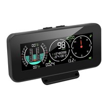 gps측량기M60 자동차 HUD 나침반 경사계 속도계 GPS 속도 디지털 틸트 미터 온도 오프로드 액세서리, 01 M60