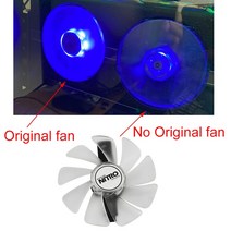 CF1015H12D DC12V ETH 쿨러 팬 교체용 95mm 사파이어 니트로 RX480 8G RX 470 4G GDDR5 RX570 / D5 OC 팬용, 04 2PCS LED