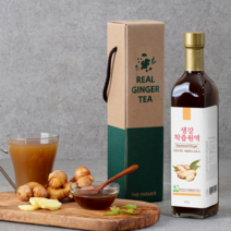 농부프린스 프리미엄 생강청 생강차 유리병 명절선물, 1개, 5병, 630g