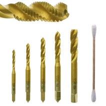 티타늄 탭핑비트 5종 M3~M8 나사탭 수동탭핑 나사산, 1개