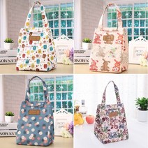 예쁜창고 캐릭터 보냉백 보냉가방 최저도전! 사계절 다용도 쿨러백 런치백 도시락가방, 일러스트