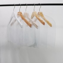 지엔디스플레이 PVC 투명 옷가게 세탁소 비닐 의류 옷걸이커버 옷덮개 소자 10묶음, 10개, 1개