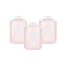 샤오미 미지아 자동 손세정기 전용 리필 3개 미지아 2세대 세정액 핸드워시 물비누 거품 디스펜서, 핑크 320ml 3개셋트