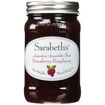 Sarabeth's Strawberry Raspberry 사라베스 스트로베리 라즈베리 잼 510g 2팩, 2개
