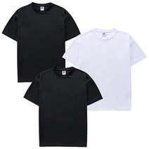 문컬렉션 3장 SET 반팔 쿨티 무지티 남녀공용 티셔츠