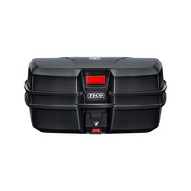 오더봇 경량 플라스틱 탑박스 오토바이 배달통 ABS 배달대행 45L B, 블랙