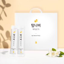 [선물세트] 탐나비 제주꿀스틱 순도 120% 천연꿀, 1박스 - 30스틱, 1개