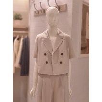 [AK PLAZA] [SOUP] 더블 버튼 반팔 크롭자켓 (SZ5JK85)