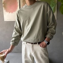 조군샵 활용만점 USA코튼 오버핏 긴팔티 T7316