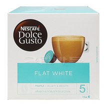 네스카페 돌체구스토 정품 캡슐커피 플랫화이트 16캡슐