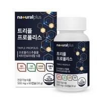 내츄럴플러스 트리플 프로폴리스 500mg x 60캡슐, 상세페이지 참조, 상세페이지 참조