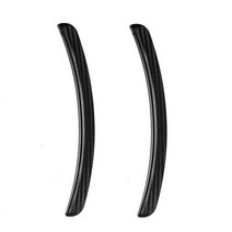펜더 휀다 플레어 2pcs 유니버설 자동차 아치 윙 익스팬더 아치 눈썹 자동 머드 가드 휠 립 바디 키트 프로텍터 커버 머드 가드, 검은색