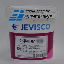 제비스코 아쿠아락 친환경 락카철재 목재용 상도무광투명 4L