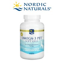 Nordic Naturals 소형견 대형견 펫 반려견 오메가3 피쉬오일 EPA DHA 지방산 180소프트젤