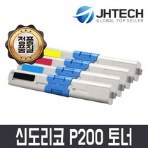 비전컴퍼니 신도리코 C200 호환토너 신도리코 P200 호환토너, 빨강, 1개