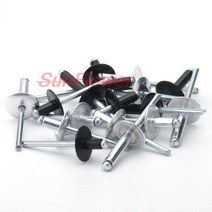 20-40pcs 알루미늄 대형 플랜지 팝 오픈 중공 블라인드 리벳 캡 리프 볼트 스포이드 셀프 플러그 장식 풀, 06 16mm_05 30Pcs (M4 Black)