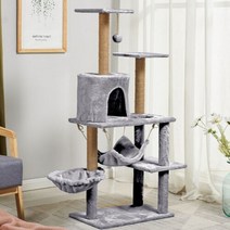 [디작소]고양이 캣타워(135cm) 원형볼 사이잘캣타워, 단일속성