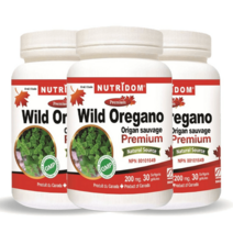 뉴트리돔 캐나다 Oregano Wild 오레가노 와일드 오일 Oil 30캡슐 직배송 3병, 뉴트리돔와일드오레가노오일WildOre