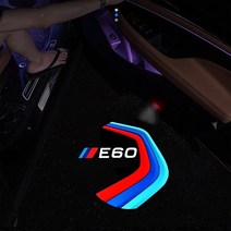 미니빔 프로젝트 프로젝터 스마트 단초점 휴대용 강의용 가정용 2X Led 자동차 도어 라이트 레이저 환영 빛, 02 For E70
