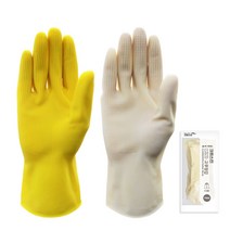 크린스킨 미니 10켤레 라텍스고무장갑 다용도 장갑, 노랑 10켤레 (9359)